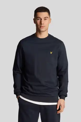Wehkamp Lyle & Scott sweater donkerblauw aanbieding