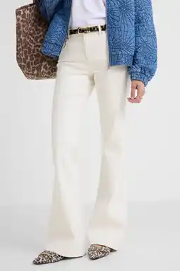 Wehkamp ONLY flared jeans ONLLUSH ecru aanbieding