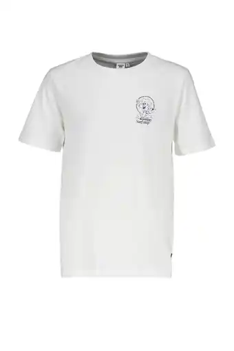 Wehkamp America Today T-shirt met backprint offwhite aanbieding