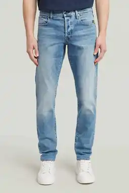 Wehkamp G-Star RAW 3301 regular tapered fit jeans lt indigo aged aanbieding