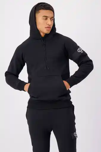 Wehkamp BLACK BANANAS hoodie COMMANDER met logo black aanbieding