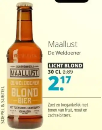 Mitra Maallust De Weldoener 30 cl aanbieding