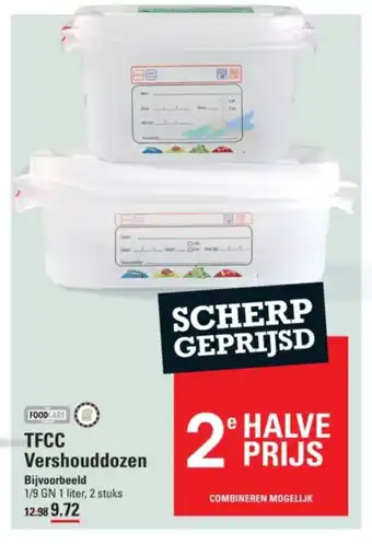 Sligro TFCC Vershouddozen 1 liter, 2 stuks aanbieding