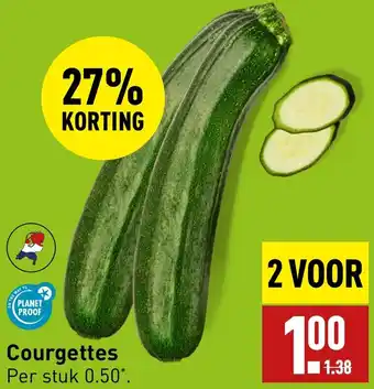 ALDI Courgettes aanbieding