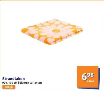 Action Strandlaken aanbieding