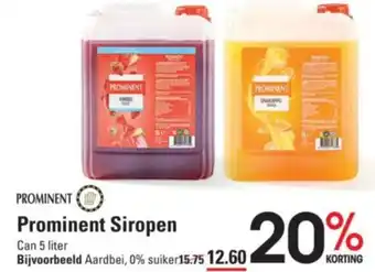 Sligro Prominent siropen can 5 liter aanbieding