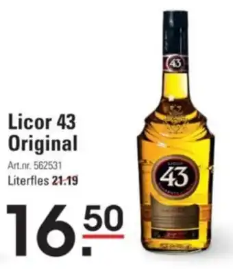 Sligro Licor 43 original aanbieding