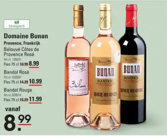 Sligro Domaine bunan bandol rose fles 75 cl aanbieding