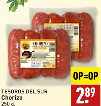 ALDI TESOROS DEL SUR Chorizo 250g aanbieding