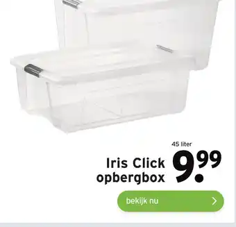 GAMMA Iris Click opbergbox OX aanbieding