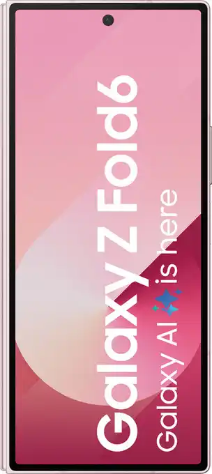 Coolblue Samsung Galaxy Z Fold 6 512GB Roze 5G + Samsung Oplader 25W Zwart aanbieding