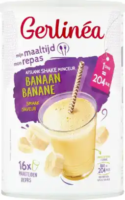 De Online Drogist Gerlinea Maaltijd Afslankshake Banaan aanbieding