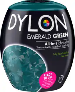 De Online Drogist Dylon Emerald Green All-in-1 Textielverf aanbieding