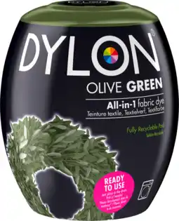 De Online Drogist Dylon Olive Green All-in-1 Textielverf aanbieding