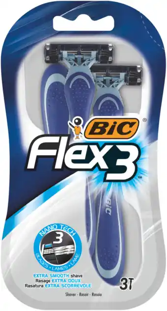 De Online Drogist Bic Flex 3 Extra Smooth - Scheermesjes aanbieding