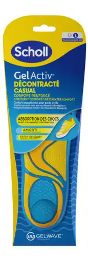 De Online Drogist Scholl Gel Active Decontracte Casual Inlegzool L aanbieding