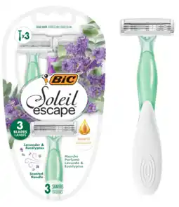 De Online Drogist Bic Soleil Escape Lavender Eucalyptus Scheermesjes aanbieding