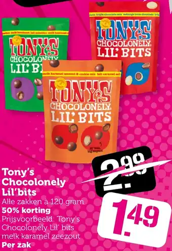 Coop Tony's Chocolonely Lil'bits 120g aanbieding