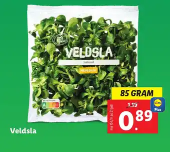 Lidl Veldsla 850 gram aanbieding