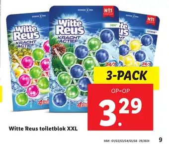 Lidl Witte Reus toiletblok XXL aanbieding