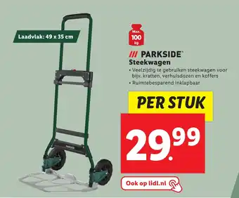 Lidl PARKSIDE Steekwagen 49 x 35 cm aanbieding