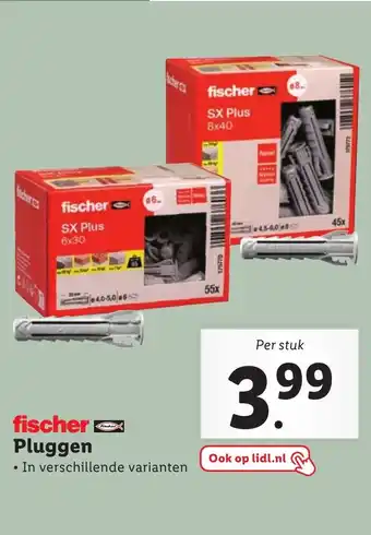 Lidl fischer Pluggen aanbieding