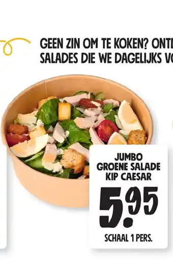 Jumbo GROENE SALADE KIP CAESAR aanbieding