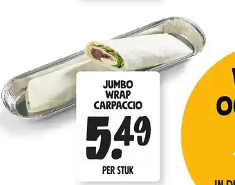 Jumbo WRAP CARPACCIO aanbieding