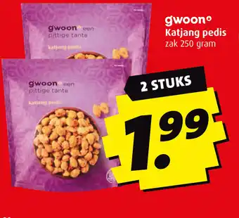 Boni gwoon Katjang pedis 250 gram aanbieding