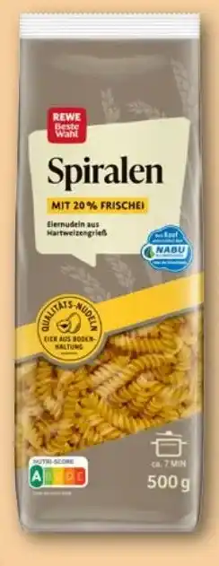 Rewe DE REWE Beste Wahl Spiralen aanbieding