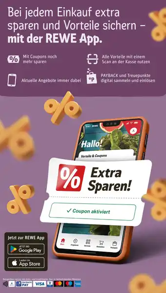 Rewe DE Extra Sparen! aanbieding