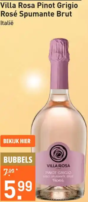 Gall & Gall Villa Rosa Pinot Grigio Rosé Spumante Brut aanbieding