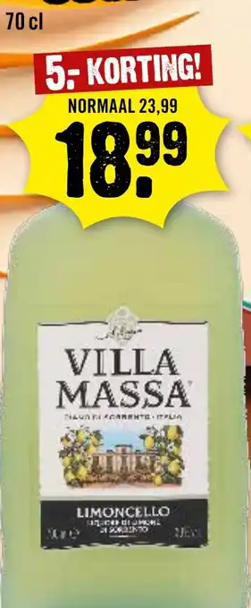 Dirck 3 VILLA MASSA LIMONCELLO 70 cl aanbieding