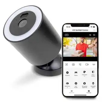 Action LSC Smart Connect outdoor spotlight camera aanbieding