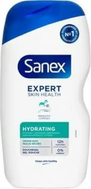 De Online Drogist Sanex Douchegel Expert Hydrating aanbieding