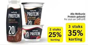 Albert Heijn Alle Melkunie Protein gekoeld aanbieding
