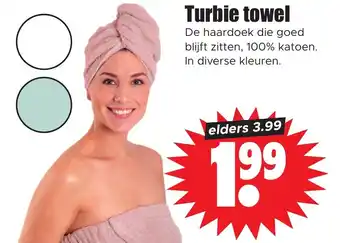 Dirk Turbie towel aanbieding