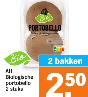 Albert Heijn Biologische portobello 2 stuks aanbieding