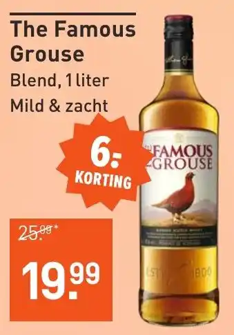 Albert Heijn The Famous Grouse Blend, 1 liter aanbieding