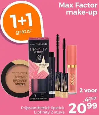 Trekpleister Max Factor make-up aanbieding