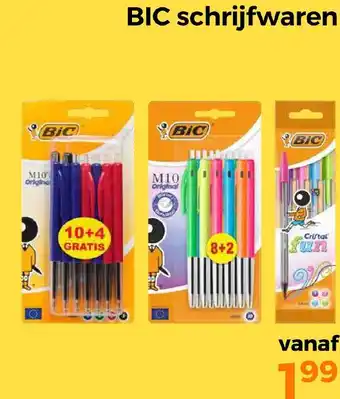 Trekpleister BIC schrijfwaren aanbieding