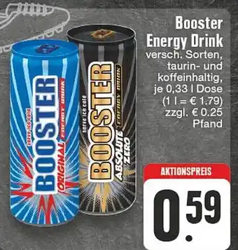 Edeka DE Booster Energy Drink aanbieding