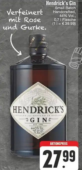 Edeka DE Hendrick's Gin aanbieding