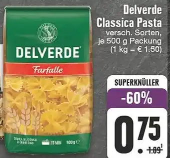 Edeka DE Delverde Classica Pasta aanbieding