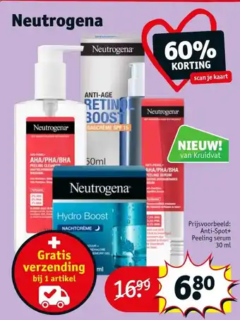 Kruidvat Neutrogena aanbieding
