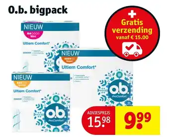 Kruidvat O.b. bigpack aanbieding