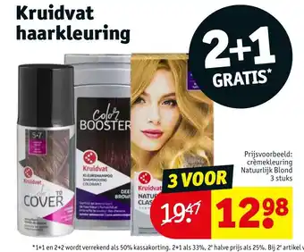 Kruidvat haarkleuring aanbieding