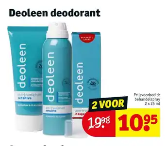 Kruidvat Deoleen deodorant aanbieding