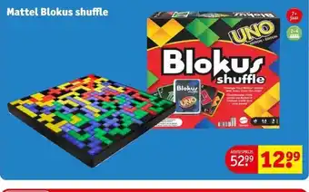 Kruidvat Mattel Blokus shuffle aanbieding