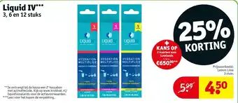 Kruidvat Liquid IV aanbieding